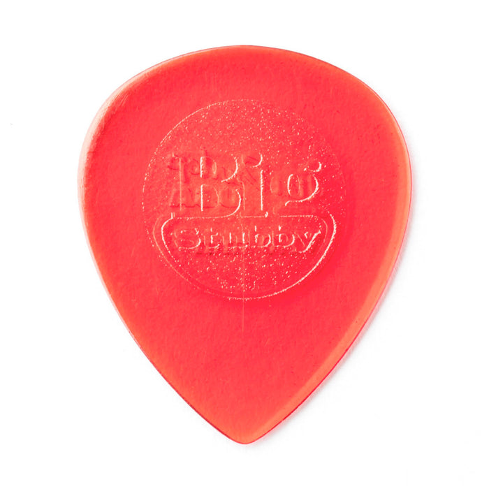 Sachet de 6 médiators Big Stubby 100 (rouge)