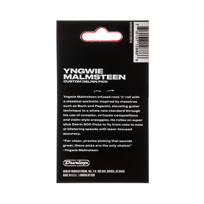 Sachet de 6 médiators Yngwie Malmsteen Custom Delrin 1.14 mm