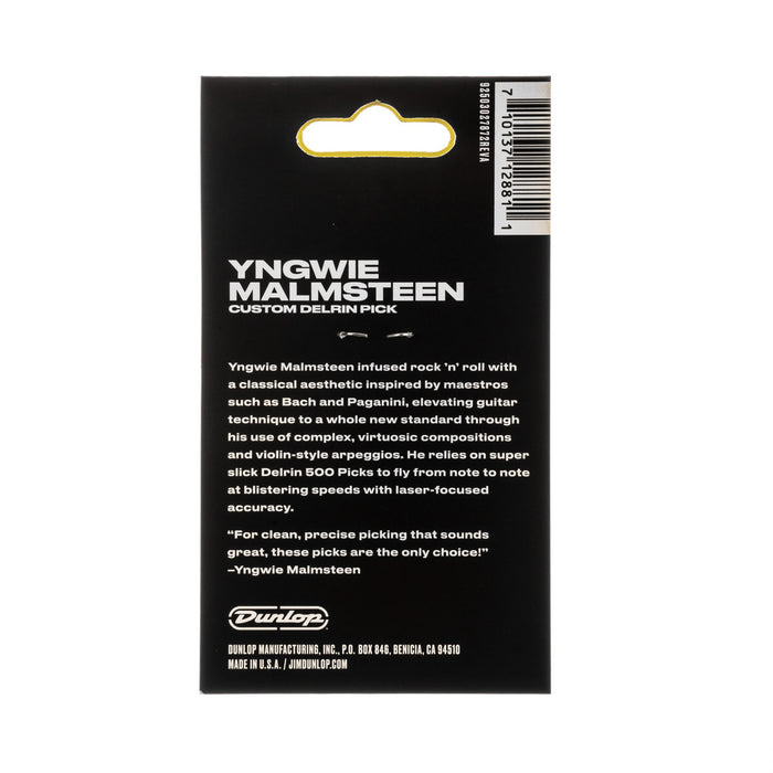 Sachet de 6 médiators Yngwie Malmsteen Custom Delrin 2.0 mm