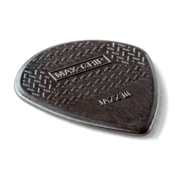 Sachet de 6 médiators Max-Grip Jazz III (noir)
