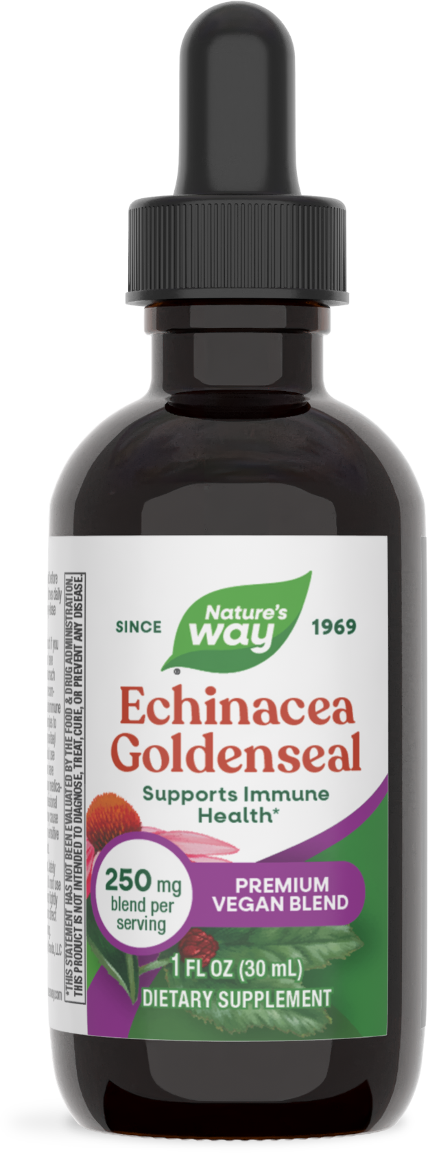 <{%PRIMARY_14663%}>Nature's Way® | Echinacea Goldenseal Premium Blend, 1 fl oz (30 ml)