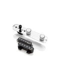 Set T-52, micros simples, manche Alnico 2 et 5 au chevalet avec plaque contrôles solderless