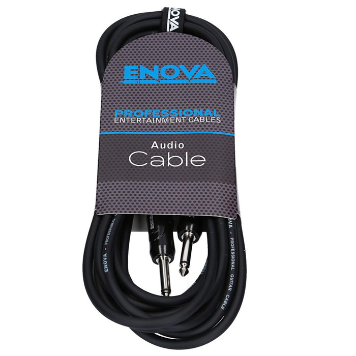 Câble instrument Jack/Jack, 1 mètre, noir