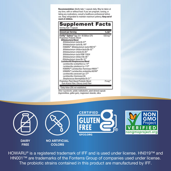 <{%MAIN4_15785%}>Nature's Way® | Fortify Optima Pre+Probiotic Age 50+ 90 Billion