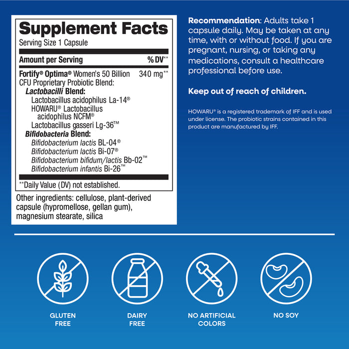 <{%MAIN4_10336%}>Nature's Way® | Fortify Optima Women's Advanced Care Probiotic