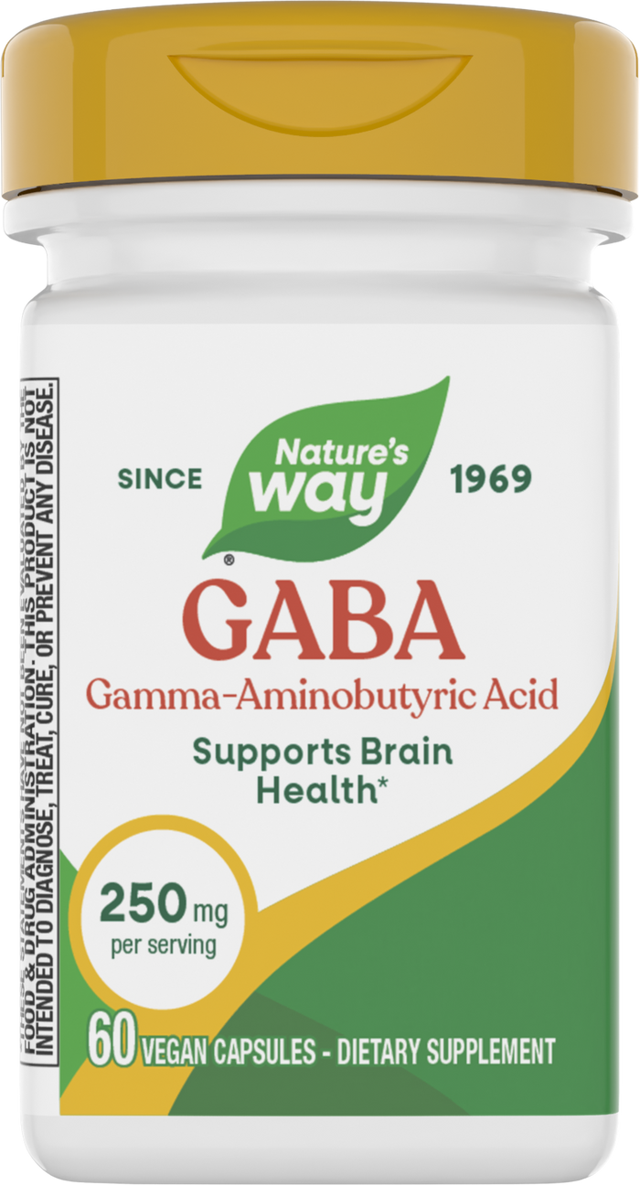 <{%PRIMARY_05526%}>Nature's Way® | GABA, 60 capsules
