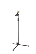 Pied pour tablette et smartphone 6,1" à 13", hauteur réglable 108 à 178 cm, rotation 360°, noir et jaune
