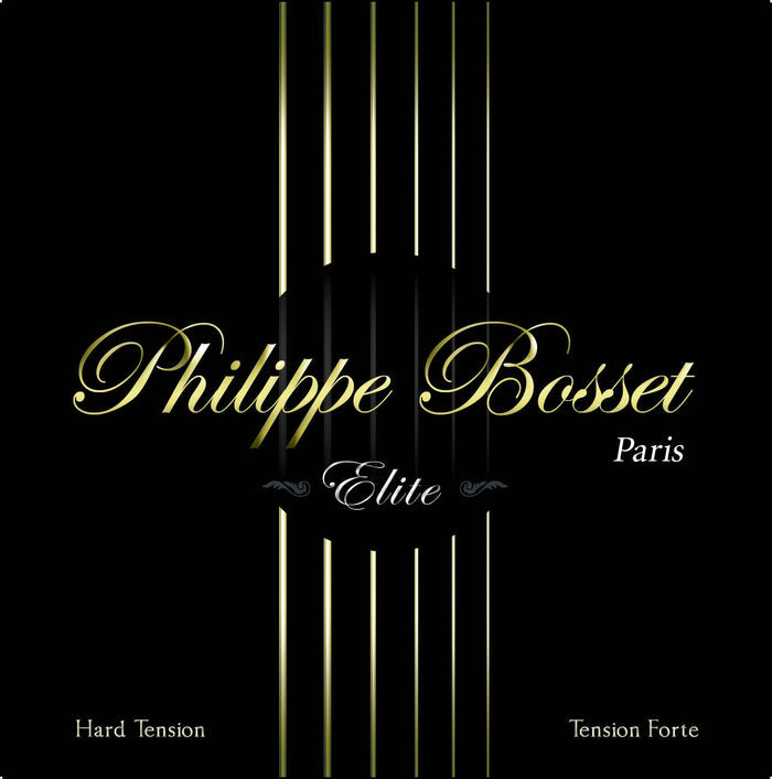 Jeu pour classique Elite, argent/nylon noir, tension forte