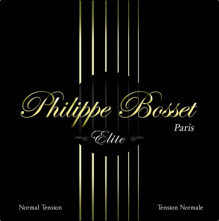 Jeu pour classique Elite, argent/nylon noir, tension normale