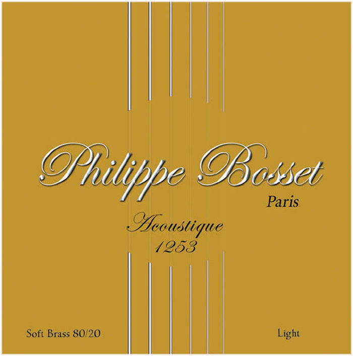 Jeu de cordes pour acoustique Light (12-16-25w-32w-42w-53w), soft brass 80/20