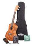 Bundle KA-15, Soprano, Mahogany (Housse, tuner, cordes et courroies)
