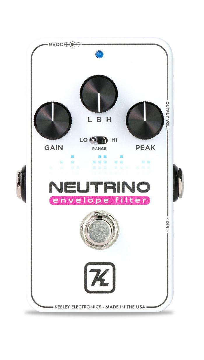 Pédale NEUTRINO V2, filtre d'enveloppe et wah automatique avec sélecteur de filtre (High, Low, Band Pass)