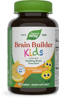 <{%PRIMARY_13882%}>Nature's Way® | Kids Brain Builder Gummies, 60 gummies, Lemonade