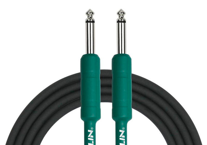 Câble instrument ENTRY Jack/Jack, 3 mètres, noir et vert