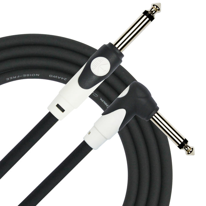 Câble instrument LIGHT GEAR Jack/Jack coudé, 3 mètres, noir