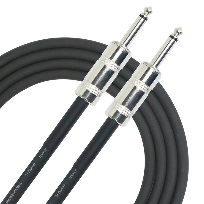 Câble HP Jack/Jack, 10 mètres, noir