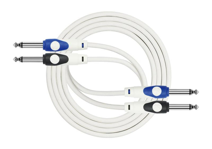 Kirlin Cable Patch Jack-Jack 3M Blanc
