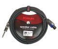 Câble HP Speakon/Jack, 2 mètres, noir