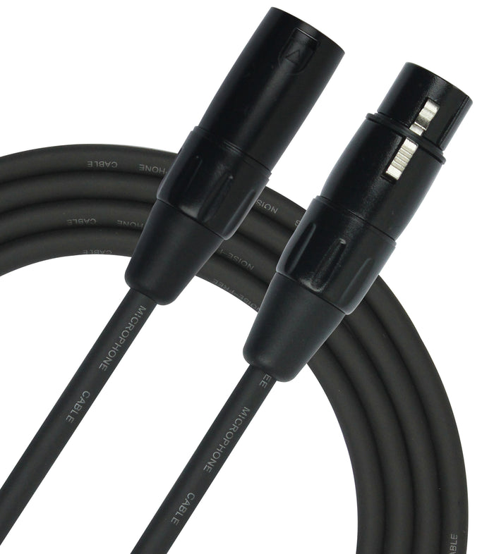 Câble micro ENTRY XLR mâle/XLR femelle, 3 mètres, noir