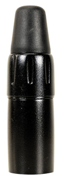 Pack de 2 fiches XLR mâle, noir