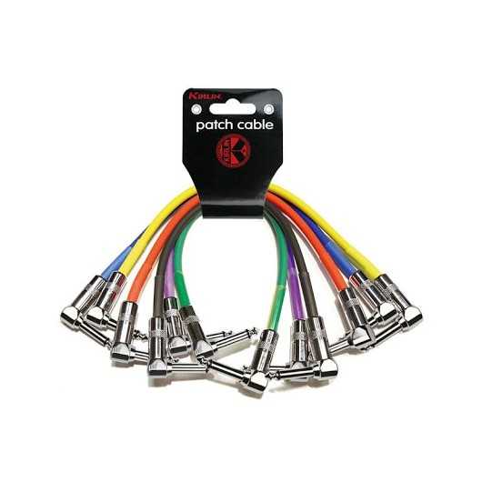 Kirlin Pack 6 Cables Jack-Jack 0.3M
