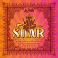 Jeu pour sitar, acier plein & alliage doré plein, 7 cordes jouées et 11 cordes sympathiques (12p-16pg-22pg-28pg-09px3-08px11)