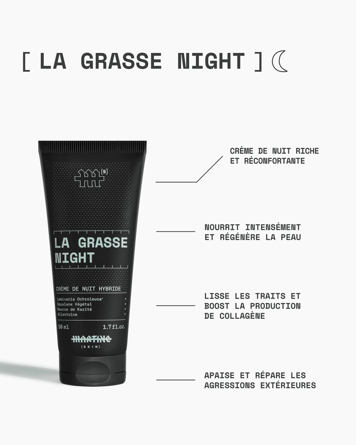 Crème nuit Grasse Night - Martine Skin