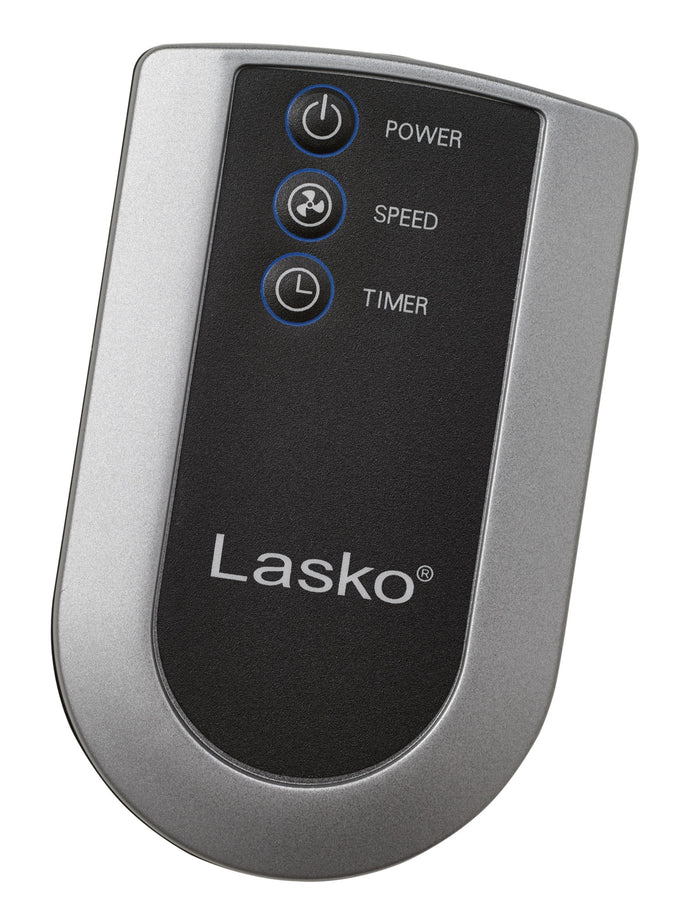 Lasko 10" Air Circulator Fan: Wall Mount, 3-Speed, Remote, Timer, Black