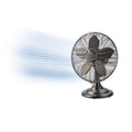 Lasko 12" Classic Metal Table Fan: Oscillating, 3-Speed, Tilting Head, Bronze