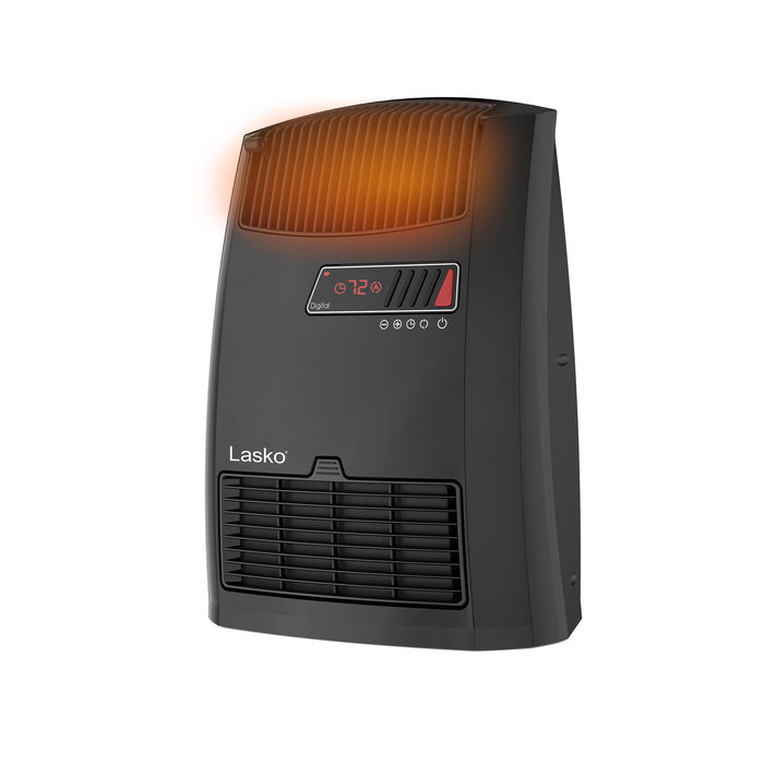 Lasko 13" Ceramic Console Space Heater: 2 Heat Settings, Timer, Thermostat