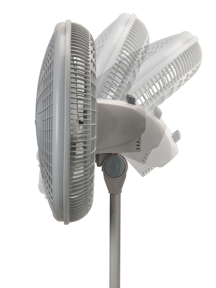 Lasko 16" Pedestal Fan: Oscillating, 3-Speed,  Adjustable Height