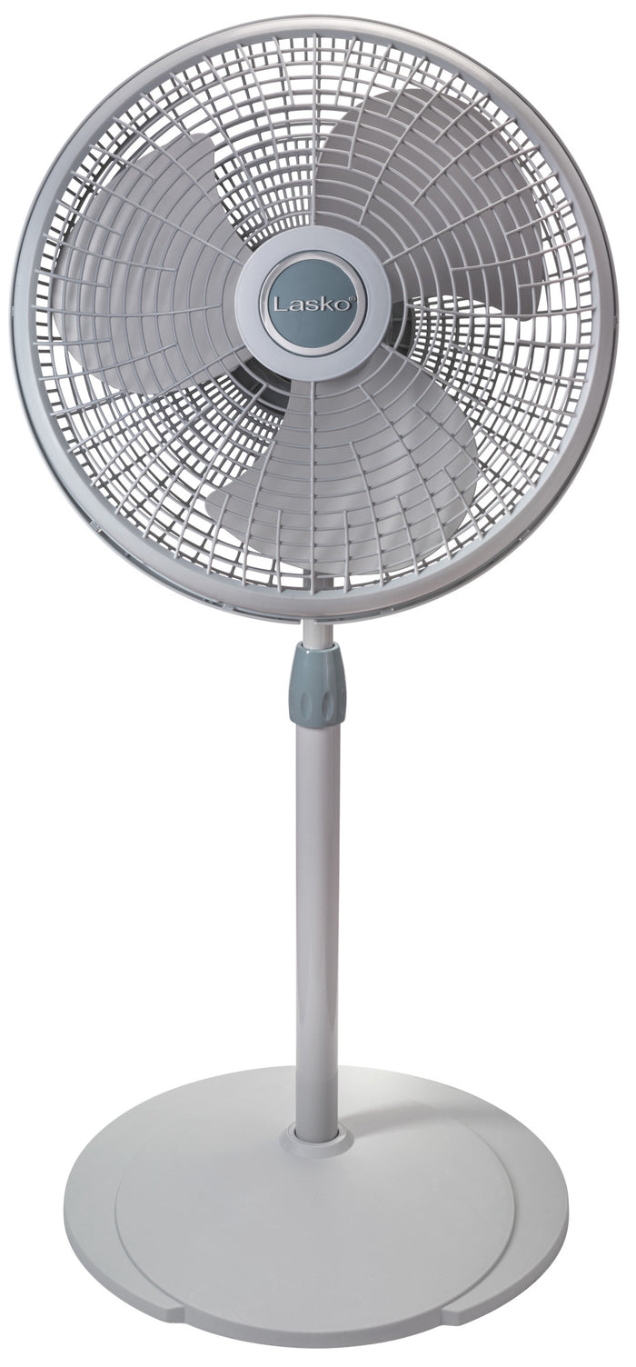Lasko 16" Pedestal Fan: Oscillating, 3-Speed,  Adjustable Height