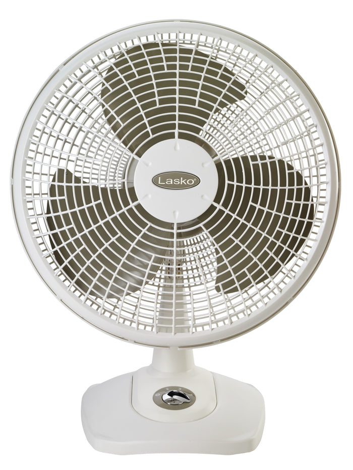 Lasko 16" Table Fan: Oscillating, 3-Speed, Tilting Head