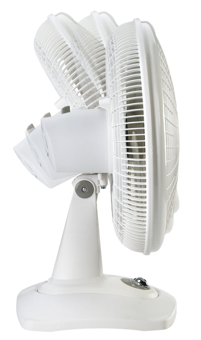 Lasko 16" Table Fan: Oscillating, 3-Speed, Tilting Head