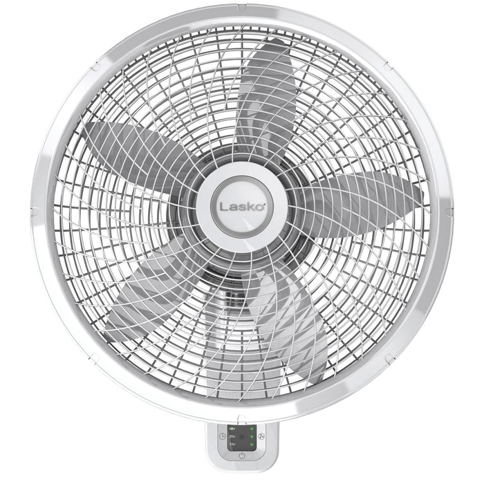 Lasko 18" Wall Mount Fan: Oscillating, 3-Speed, Remote, Timer
