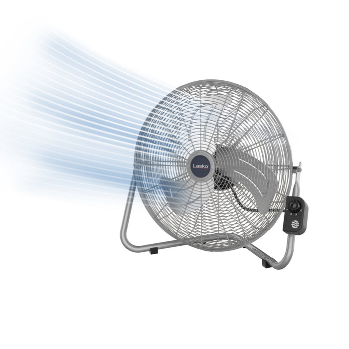 Lasko 20" High Velocity Floor Fan: Wall Mount, 3-Speed, Pivoting