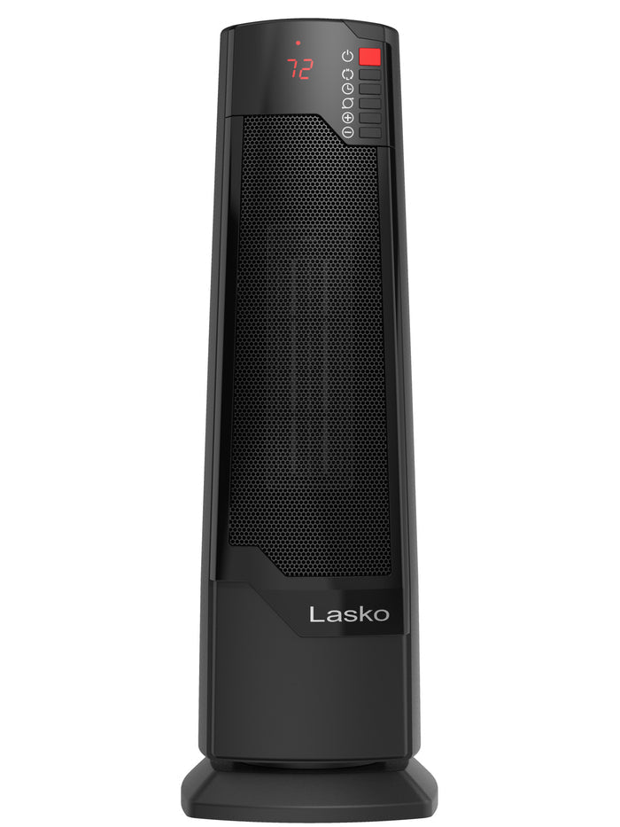 Lasko 22" Ceramic Tower Space Heater: Oscillating, 2 Heat Settings, Remote, Timer, Thermostat