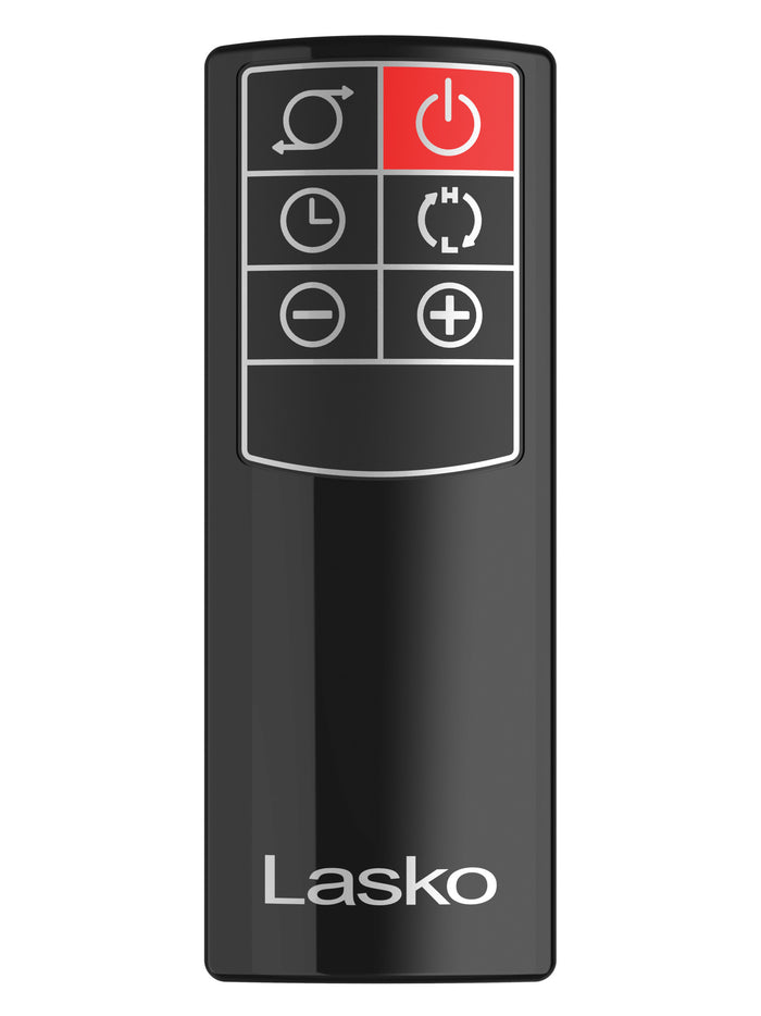 Lasko 22" Ceramic Tower Space Heater: Oscillating, 2 Heat Settings, Remote, Timer, Thermostat