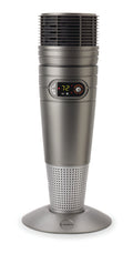 Lasko 25" Ceramic Tower Space Heater: Oscillating, 2 Heat Settings, Remote, Thermostat, Gray