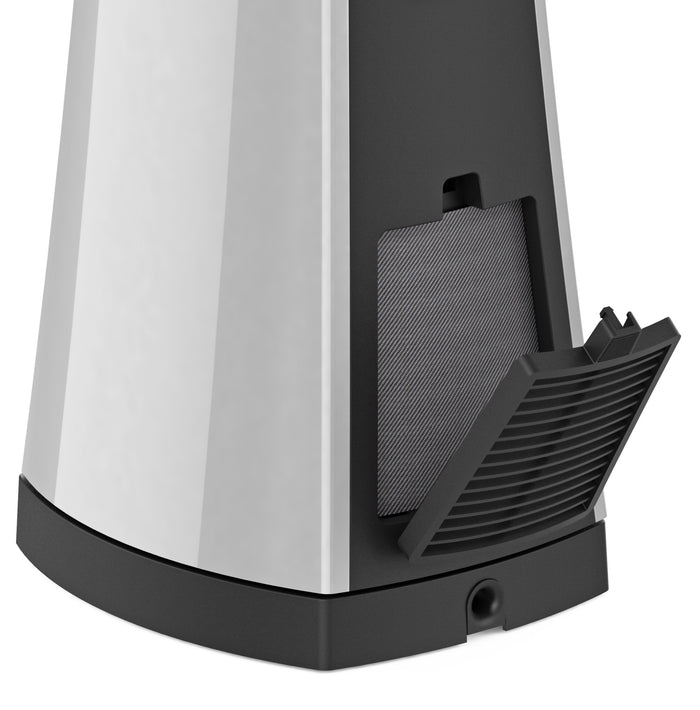 Lasko 27" Bladeless Ceramic Tower Space Heater: Oscillating, 2 Heat Settings, Remote, Timer, Thermostat
