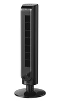 Lasko 32" Tower Fan: Oscillating, 3-Speed, Remote, Timer, Black