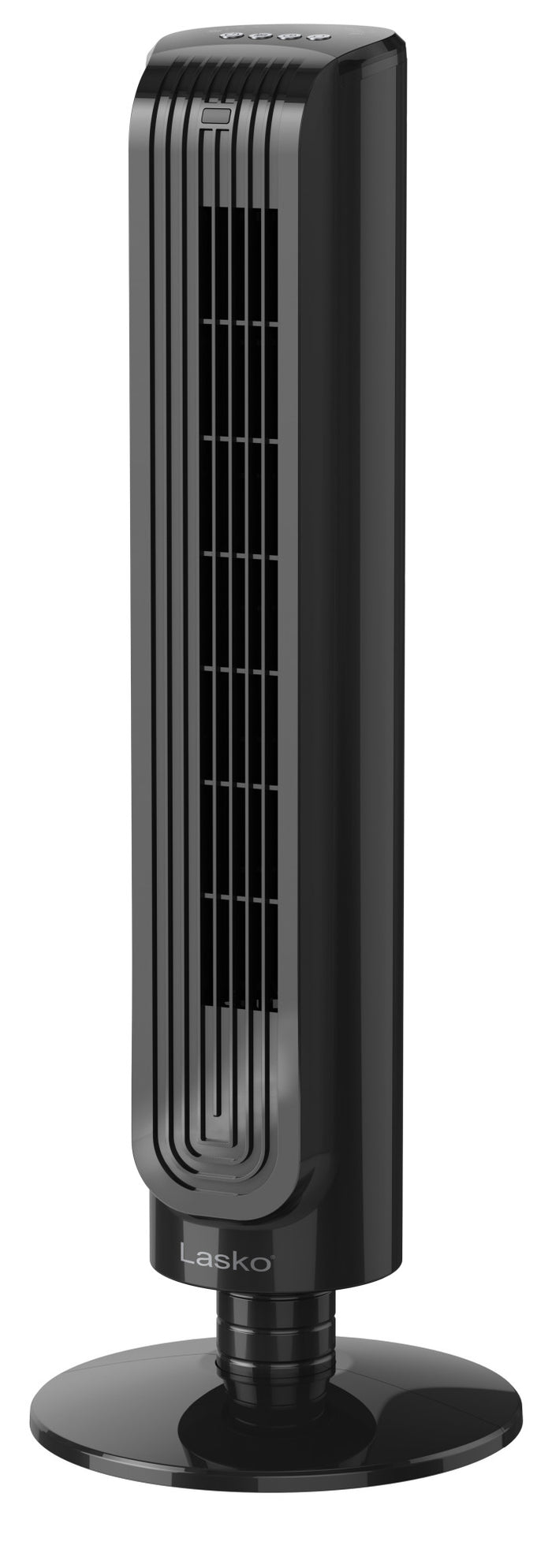 Lasko 32" Tower Fan: Oscillating, 3-Speed, Remote, Timer, Ionizer, Black
