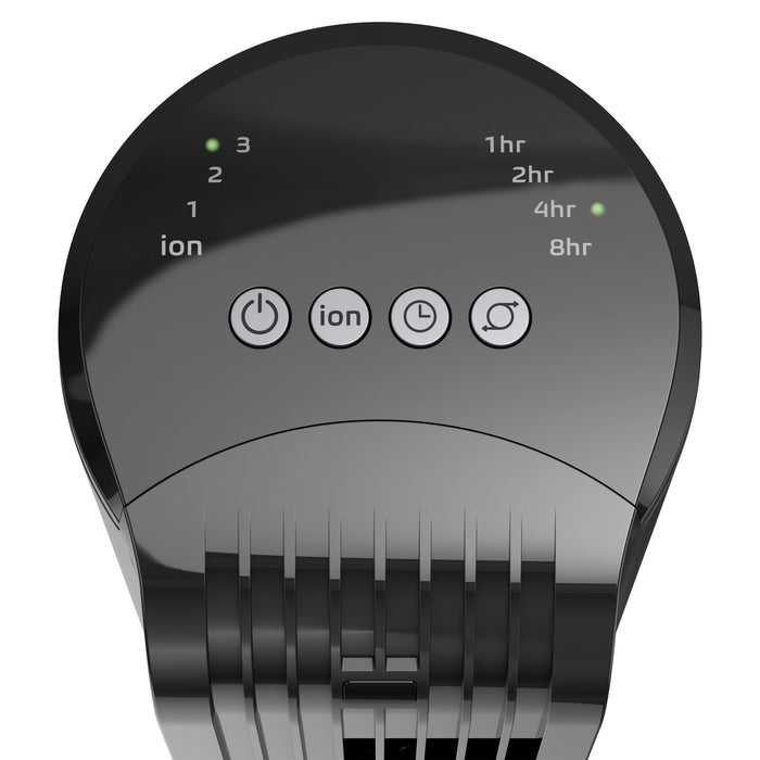 Lasko 32" Tower Fan: Oscillating, 3-Speed, Remote, Timer, Ionizer, Black