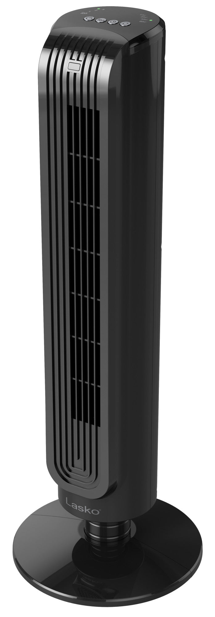 Lasko 32" Tower Fan: Oscillating, 3-Speed, Remote, Timer, Ionizer, Black