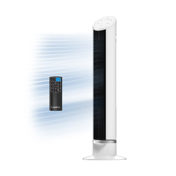 Lasko 36" DC Tower Fan: Oscillating, 12-Speed, Remote, Timer