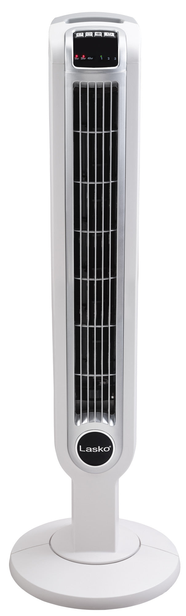 Lasko 36" Tower Fan: Oscillating, 3-Speed, Remote, Timer, White