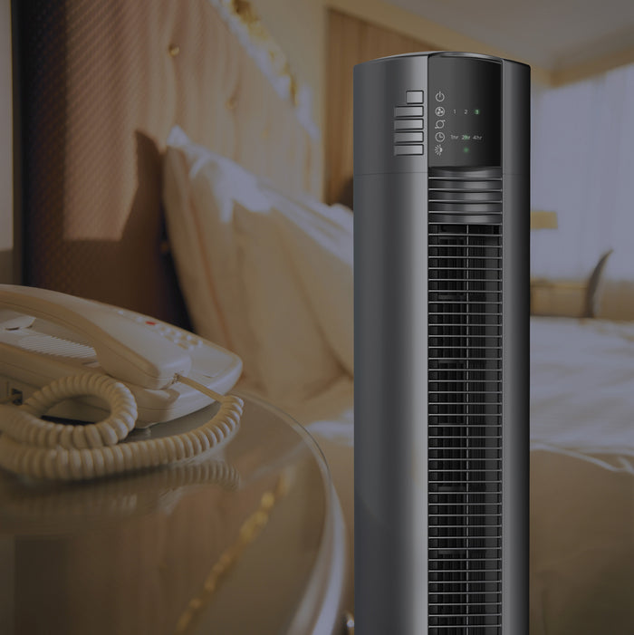 Lasko 48" Tower Fan: Oscillating, 3-Speed, Remote, Timer