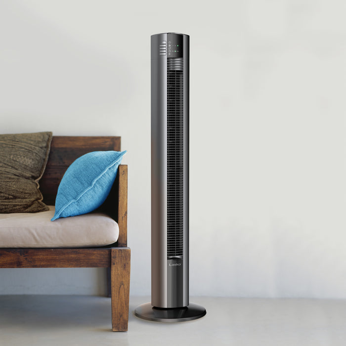 Lasko 48" Tower Fan: Oscillating, 3-Speed, Remote, Timer