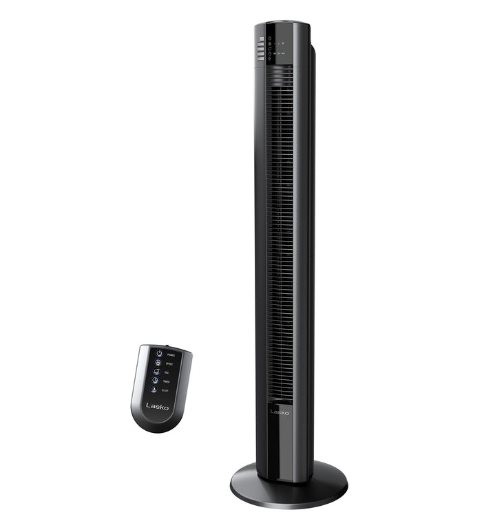 Lasko 48" Tower Fan: Oscillating, 3-Speed, Remote, Timer
