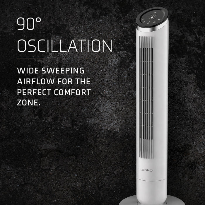 Lasko Apex 42" Tower Fan: Oscillating, 6-Speed, Remote, Timer